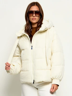 Pinko Kurtka Dicentra | Relaxed fit kremowy