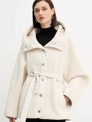Pinko kurtka kolor beżowy 105473 A2QC