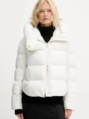 Pinko kurtka kolor beżowy zimowa oversize 101602 A2P6