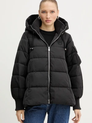 Pinko kurtka kolor czarny zimowa 105384 A2PE