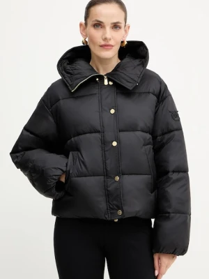 Pinko kurtka kolor czarny zimowa oversize 105656 A2TF