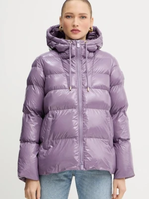 Pinko kurtka kolor fioletowy zimowa 101597 A2P7