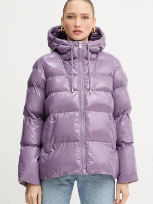 Pinko kurtka kolor fioletowy zimowa 101597 A2P7