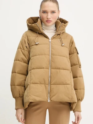 Pinko kurtka kolor zielony zimowa 105384 A2PE