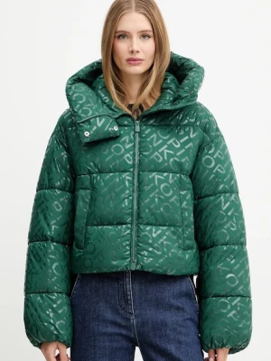 Pinko kurtka kolor zielony zimowa 105438 A2PY
