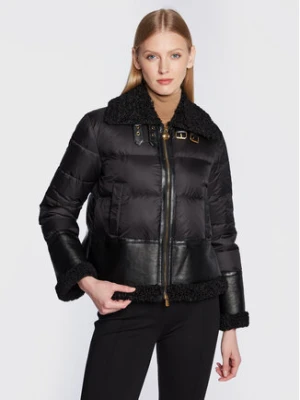 PINKO Kurtka przejściowa Iside 1G18KJ Y4V5 Czarny Regular Fit