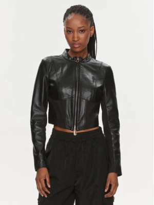 Pinko Kurtka skórzana Giano Giubbino. 103010 A1KB Czarny Regular Fit