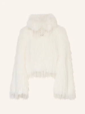 Pinko Kurtka Ze Sztucznego Futra Amparo weiss