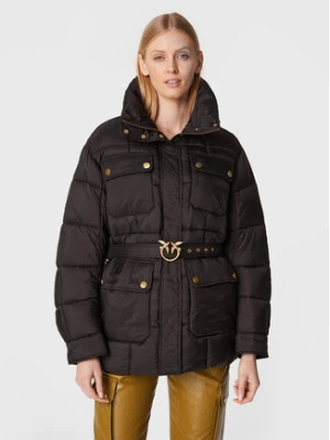 PINKO Kurtka zimowa Olga 1G18JC A082 Czarny Relaxed Fit