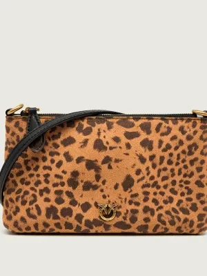 Pinko Listonoszka FLAT HORIZONTAL MINI | zamsz