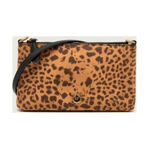 Pinko Listonoszka FLAT HORIZONTAL MINI | zamsz