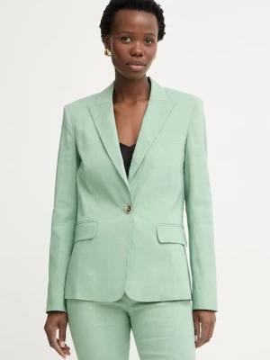 Pinko marynarka jednorzędowa damska z lnem