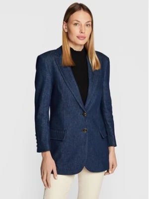 Pinko Marynarka Landire 1J112W A09I Niebieski Regular Fit