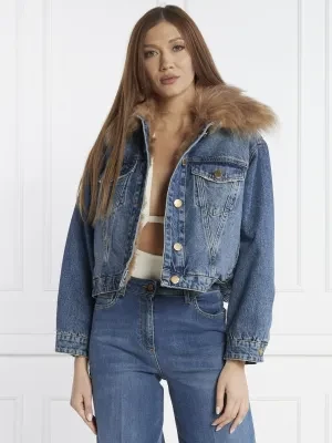Pinko Ocieplana kurtka jeansowa | Regular Fit