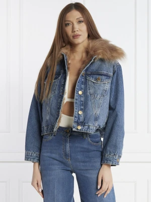 Pinko Ocieplana kurtka jeansowa | Regular Fit