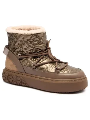 Pinko Śniegowce YOKO 19 | shearling | z dodatkiem skóry