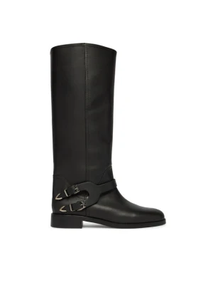 PINKO Oficerki Cheval 02 SD0635P001 Czarny