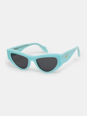 Pinko okulary przeciwsłoneczne damskie kolor turkusowy 105315 A2NN