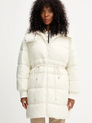 Pinko parka kolor beżowy zimowa 105547 A2PY