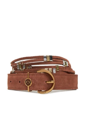 PINKO Pasek Damski Promethea H3 20251 PLT01 104803 A2GK Brązowy