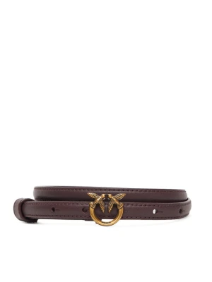 PINKO Pasek Love Berry H1 Belt AI 25-26 PLT01 102148 A0F1 Fioletowy