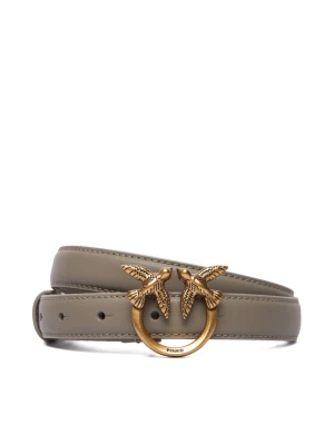 PINKO Pasek Love Berry H2 Belt AI 25-26 PLT01 100143 A0F1 Szary