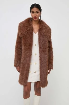 Pinko płaszcz damski kolor brązowy przejściowy 102001.A18D