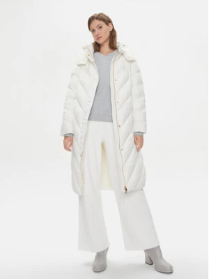 PINKO Płaszcz przejściowy Computer 101601 A11M Biały Regular Fit