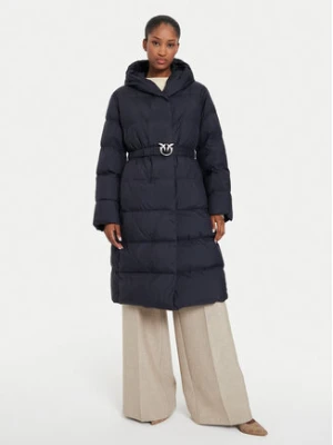 PINKO Płaszcz zimowy Collirio 103828 A11M Granatowy Regular Fit
