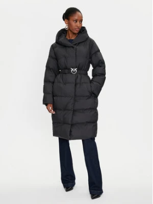 PINKO Płaszcz zimowy Collirio Caban 103828 A11M Czarny Regular Fit