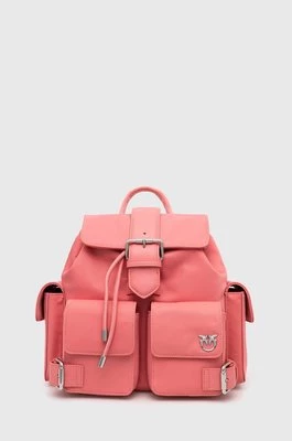 Pinko plecak damski kolor różowy mały gładki 102745 A1J4