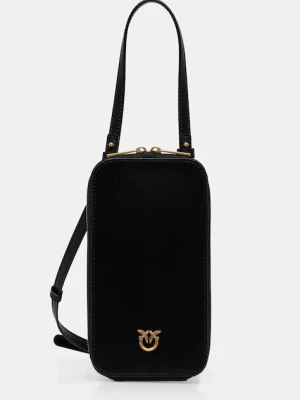 Pinko pokrowiec na telefon skórzany