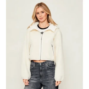 Pinko Polarowa kurtka MILAGROS | Cropped Fit | z dodatkiem wełny