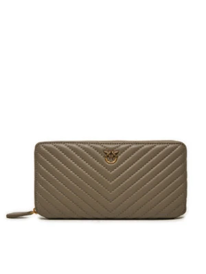 PINKO Portfel Ryder Zip Around . AI 24-25 PCPL 100250 A0GK Szary