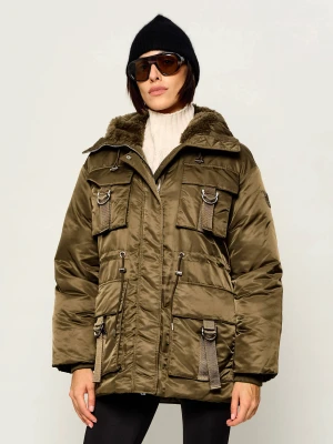 Pinko Puchowa parka Passito | Regular Fit brązowy