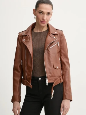 Pinko ramoneska skórzana