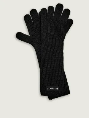Pinko Rękawiczki GRECIA | z dodatkiem wełny i kaszmiru