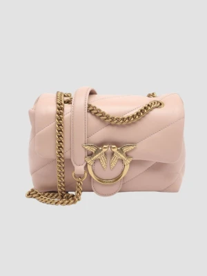 PINKO Różowa kopertówka damska Love Puff Mini CL