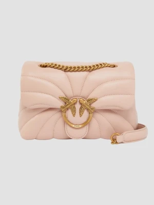 PINKO Różowa kopertówka Love Puff Mini CL AW25