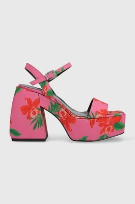 Pinko sandały Fantine kolor różowy 100655 A0O6 YNR