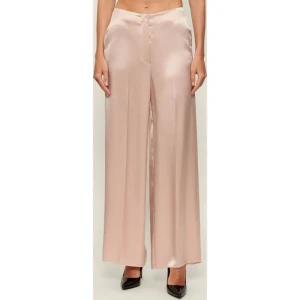 Pinko Satynowe spodnie LIMONCELLO | Relaxed fit