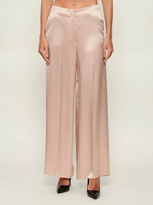 Pinko Satynowe spodnie LIMONCELLO | Relaxed fit