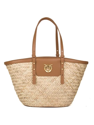 Pinko Shopper bag w kolorze beżowym - 45 x 26 x 16 cm rozmiar: onesize