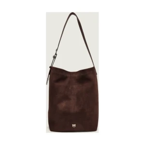 Pinko Shopperka BUCKET BIG TRITTICO | zamsz