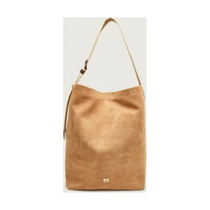 Pinko Shopperka BUCKET BIG TRITTICO | zamsz