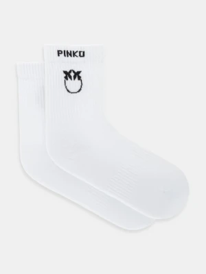 Pinko skarpetki kolor biały 106071 A302