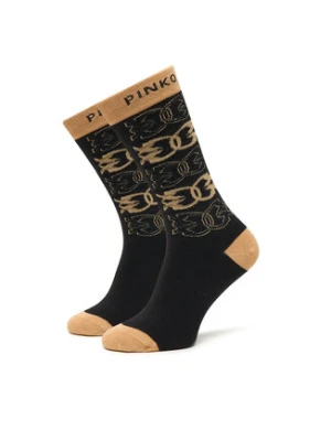 PINKO Skarpety wysokie damskie Monaco 106054 A2ZG Czarny