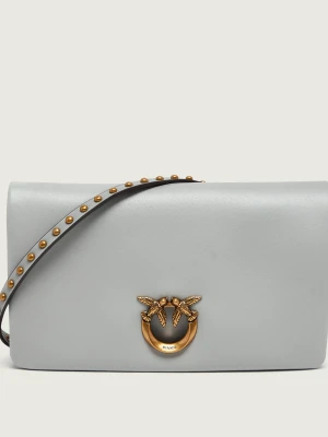 Pinko Skórzana kopertówka CLICK SOFT HORIZONTAL MINI