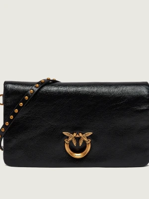 Pinko Skórzana kopertówka CLICK SOFT HORIZONTAL MINI