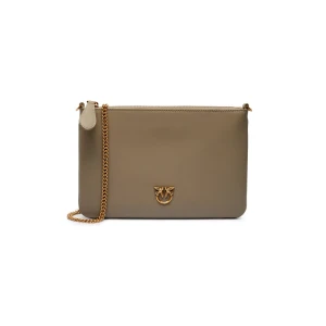Pinko Skórzana kopertówka FLAT CLASSIC SETA